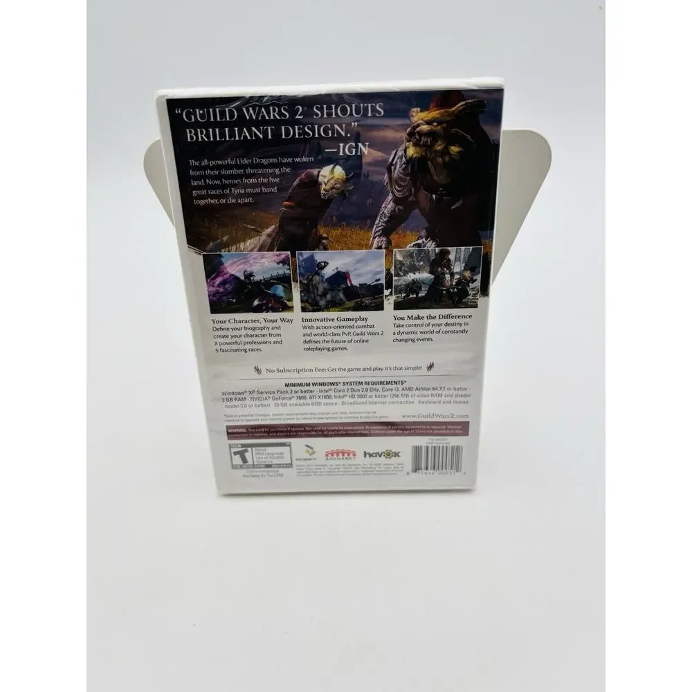New. Guild Wars 2 Heroic Edition (PC, 2012) Factory Sealed